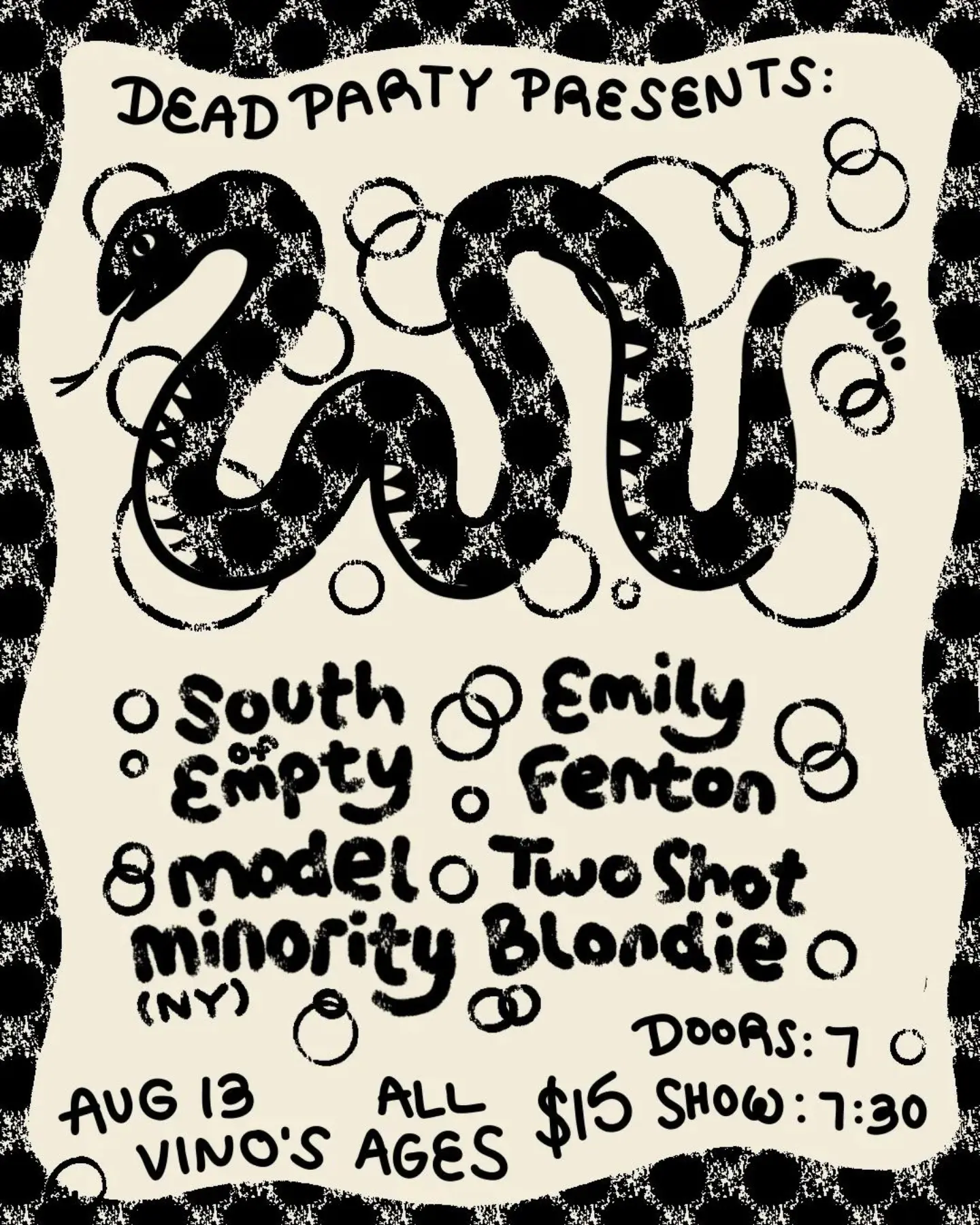 South of Empty and Emily Fenton at Vino's